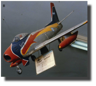 North American F-86 Sabre. Scratch built in metal by Rojas Bazán. 1:10 scale. North American F-86 Sabre. Scratch built in metal by Rojas Bazán. 1:10 scale.